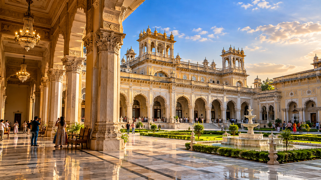 Chowmahalla Palace Is The Most Visited Tourist Places in Hyderabad On Weekends